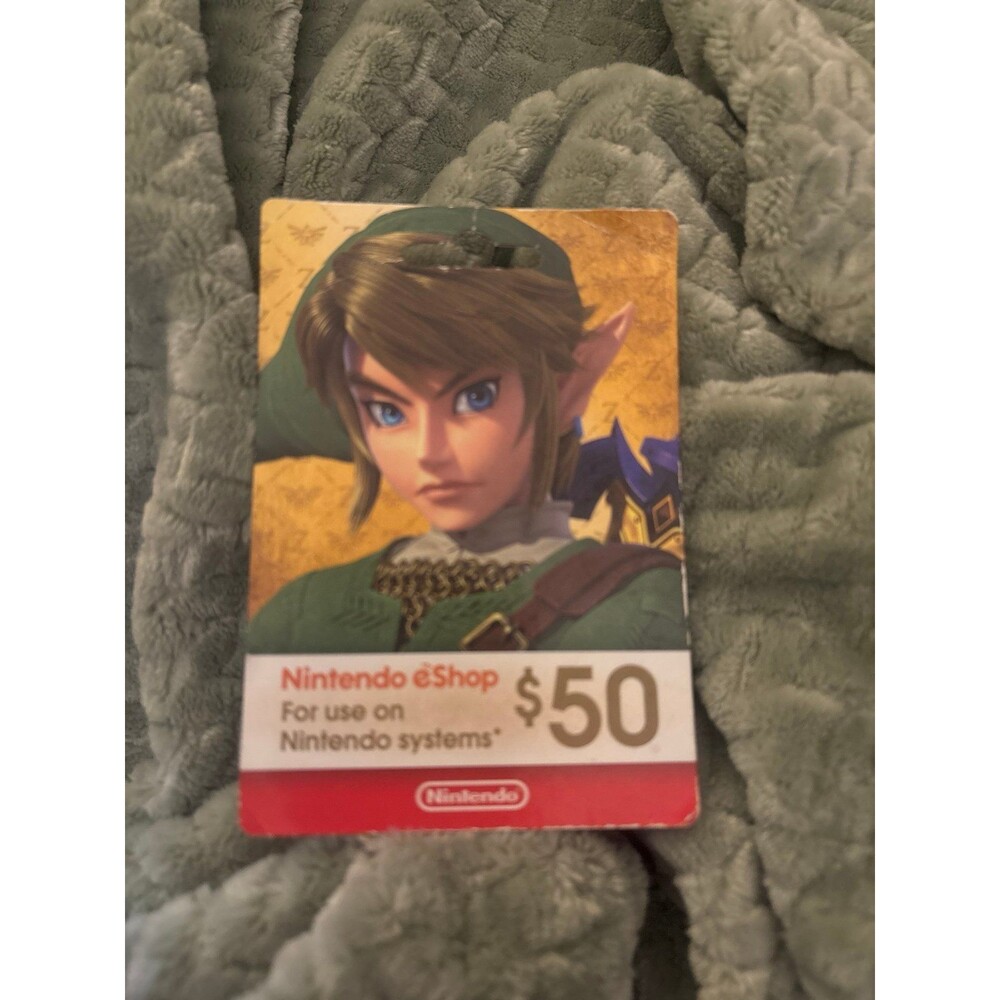 UNUSED FREE SHIP Nintendo eShop Gift Card